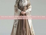 A Study on the Accessories of Blue Hanfu Traditional Chinese Clothing