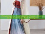 Reinventing the Classic:Womens Summer Dress with Refined Flower-Print Cheongsam