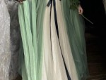 Glittering Cheongsam with Crystal Beads