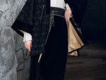 Elegant Green Skirt with Horseface Pattern:A Premier Fashion Statement