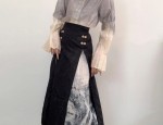 The Enigma of a Black Hanfu Blouse Woman