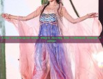 Embroidery Splendor of Traditional Cheongsam Skirt with Large EEES Pattern