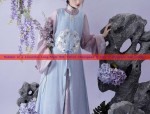 Summer in a Luxurious Long-Style Silk Velvet Cheongsam A Tale of Elegance and Comfort