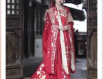 Winter Orange Hanfu:A Blend of Tradition and Vibrancy