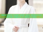 White Winter-Length Hanfu Dune Jacket:A Traditional Elegance in Modern Times