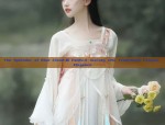The Splendor of Blue Cloud-肩 Hanfu:A Journey into Traditional Chinese Elegance