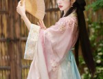 Traditional Chinese Tang-Style Womens Blouse for Summer