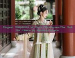 The Enchantment of a Green-Hued Hanfu Girl