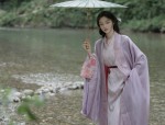 Autumn and Spring Fashion for Little Girls in Traditional Chinese Hanfu Knee-High Boots