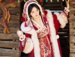 Traditional Summer Girls Ancient Style Horseface Skirt in Chinese Costume