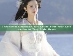 Traditional Elegance:A Girl Childs First-Year Celebration in Tang-Style Dress