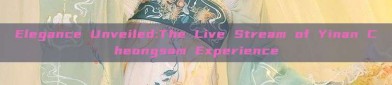 Elegance Unveiled:The Live Stream of Yinan Cheongsam Experience