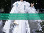 Winter Warmth in Traditional Hanfu with Cotton Overcoat