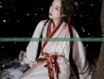 Purple Childs Hanfu Fashion for Autumn Winter:A Blend of Tradition and Modern Comfort