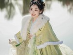 Traditional Tang-Style Chinese Womens Clothing Set for Spring and Autumn