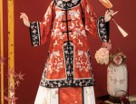 Wine Red Hanfu:A Highlight of Skin Whiteness