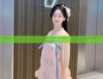 The Allure of a Black Hanfu Dame:A Bold and御姐风范的汉服女子