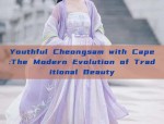 Youthful Cheongsam with Cape:The Modern Evolution of Traditional Beauty
