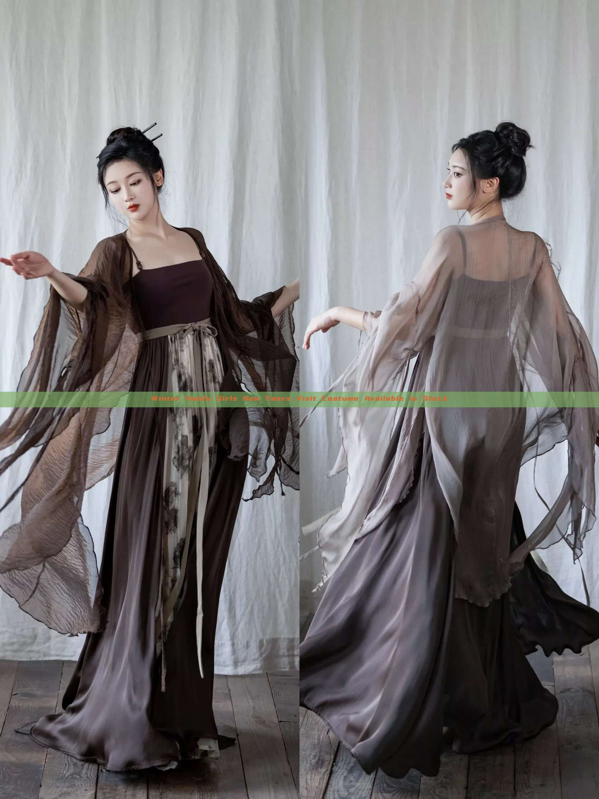 Winter Hanfu Girls New Years Visit Costume Available in Stock Winter Hanfu Girls New Years Visit Costume Available in Stock