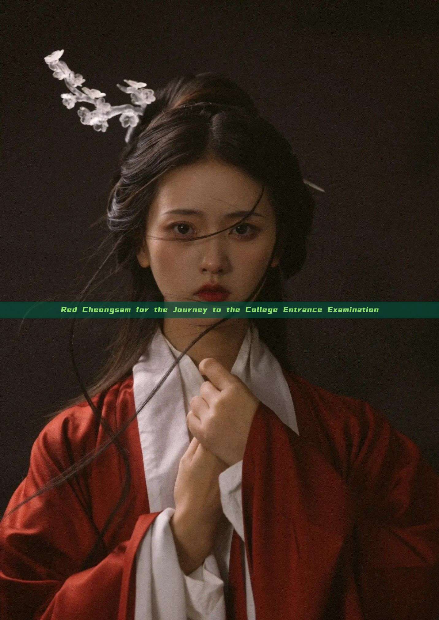 Red Cheongsam for the Journey to the College Entrance Examination Red Cheongsam for the Journey to the College Entrance Examination
