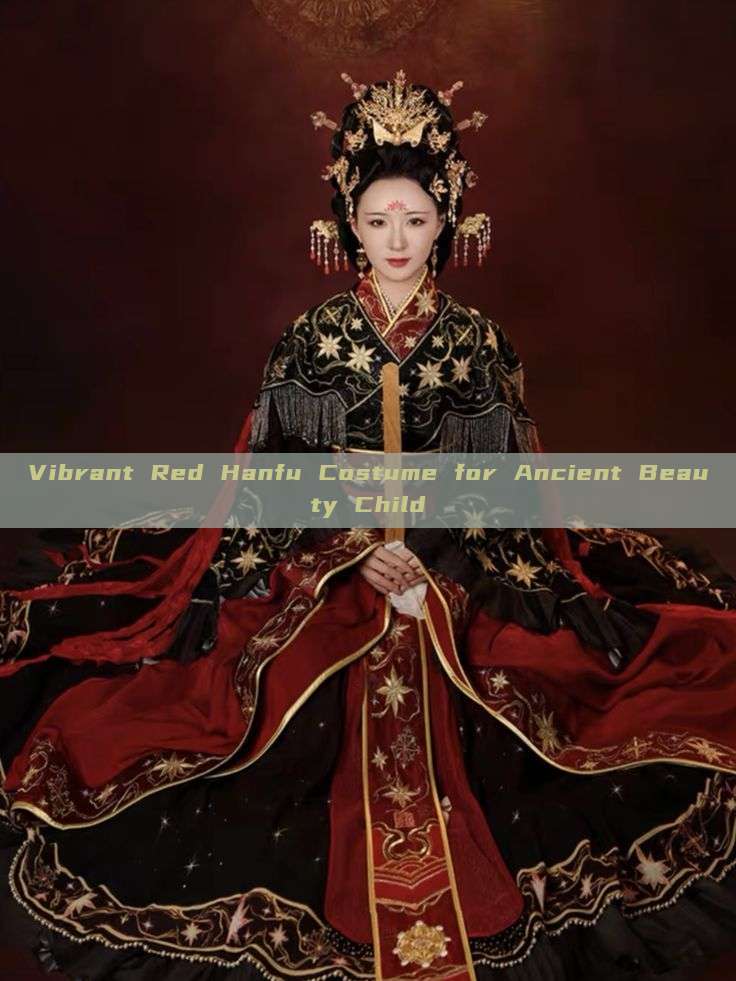 Vibrant Red Hanfu Costume for Ancient Beauty Child Vibrant Red Hanfu Costume for Ancient Beauty Child