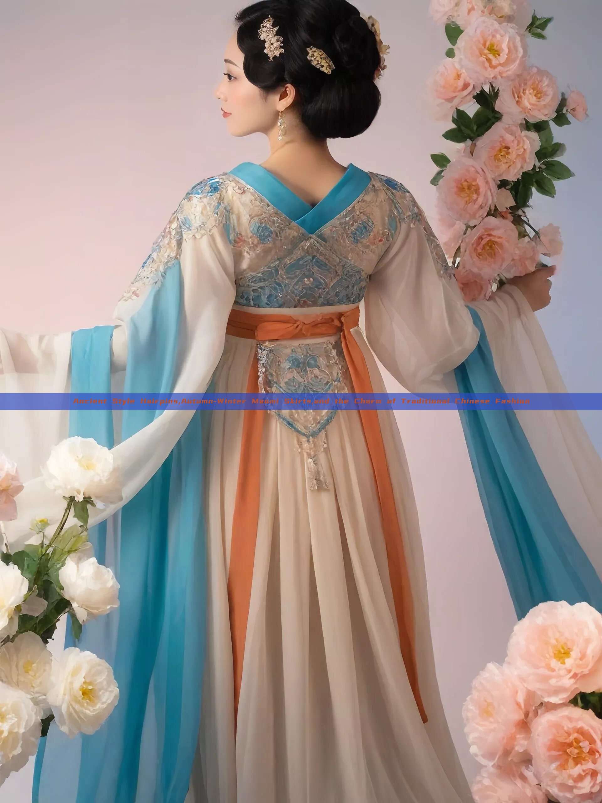 Ancient Style Hairpins,Autumn-Winter Maomi Skirts,and the Charm of Traditional Chinese Fashion