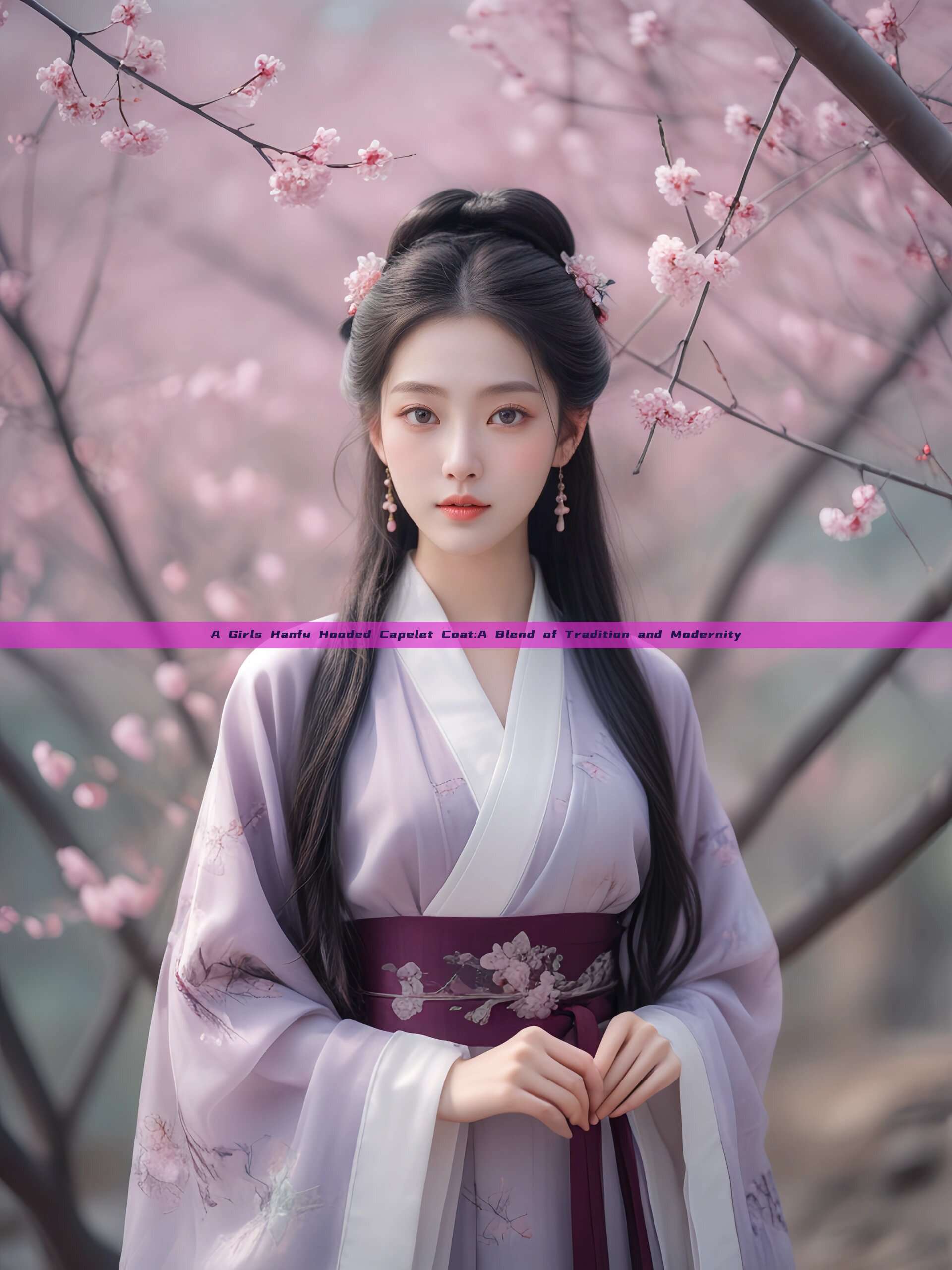 A Girls Hanfu Hooded Capelet Coat:A Blend of Tradition and Modernity A Girls Hanfu Hooded Capelet Coat:A Blend of Tradition and Modernity