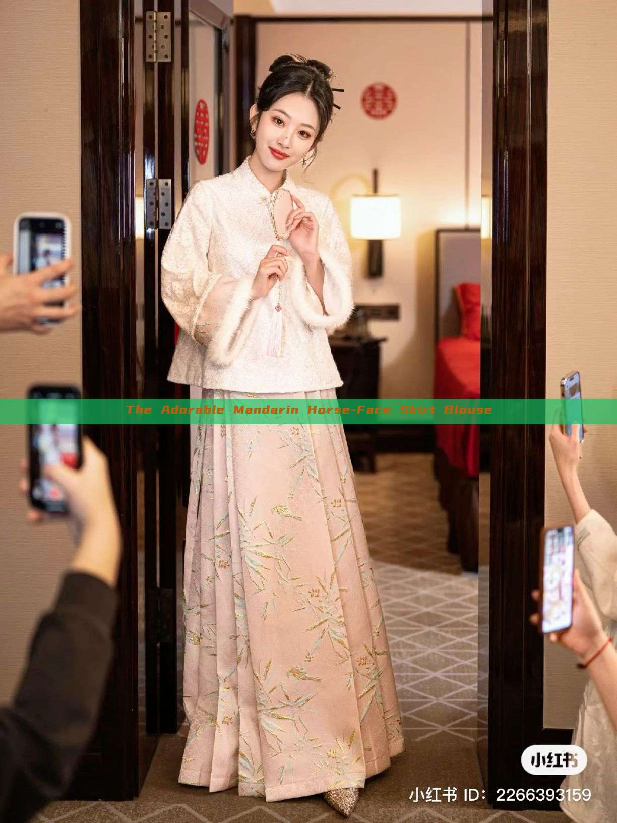 The Adorable Mandarin Horse-Face Skirt Blouse The Adorable Mandarin Horse-Face Skirt Blouse