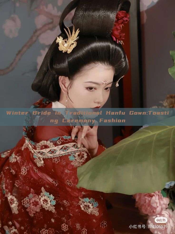 Winter Bride in Traditional Hanfu Gown:Toasting Ceremony Fashion Winter Bride in Traditional Hanfu Gown:Toasting Ceremony Fashion
