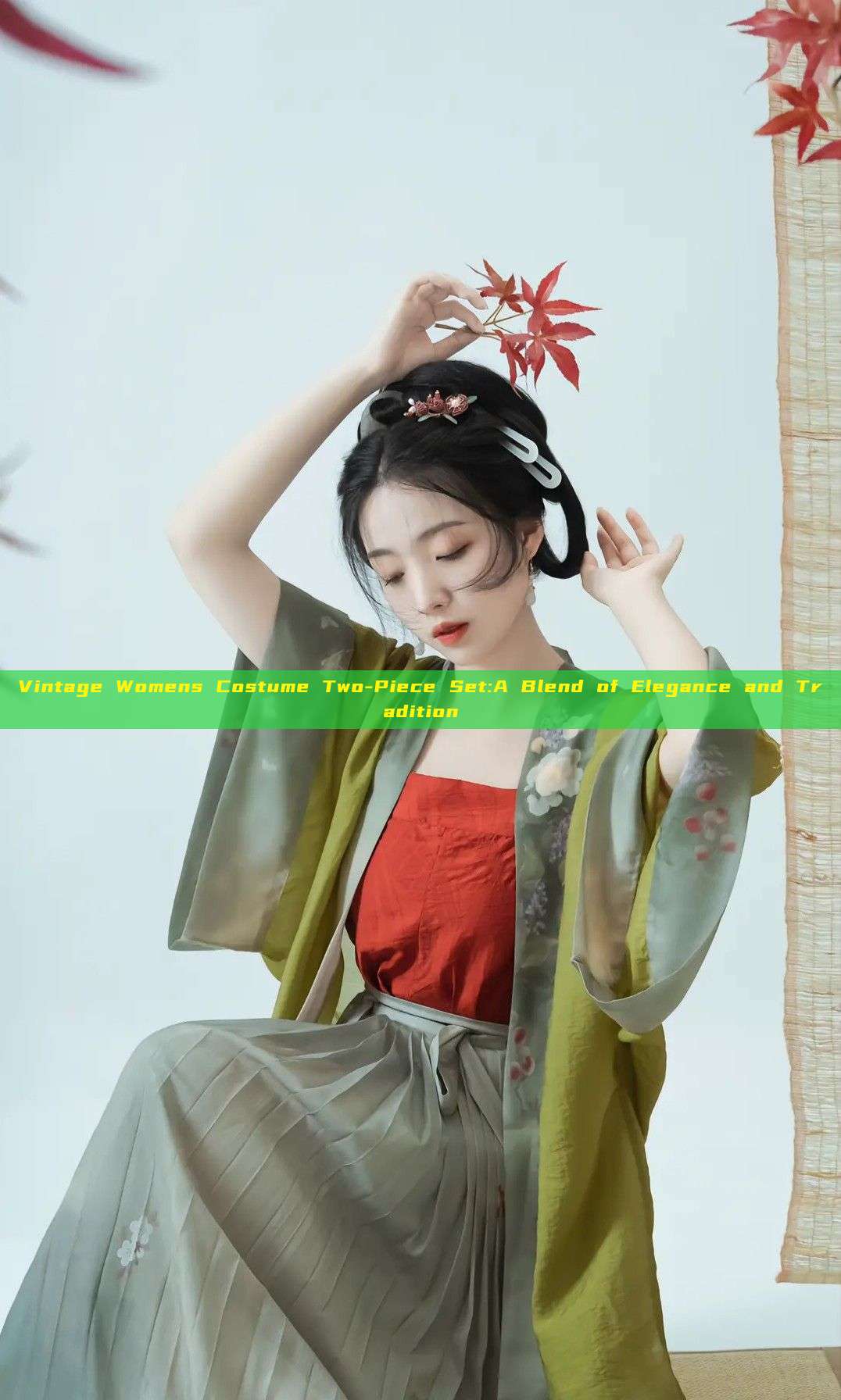 Vintage Womens Costume Two-Piece Set:A Blend of Elegance and Tradition Vintage Womens Costume Two-Piece Set:A Blend of Elegance and Tradition