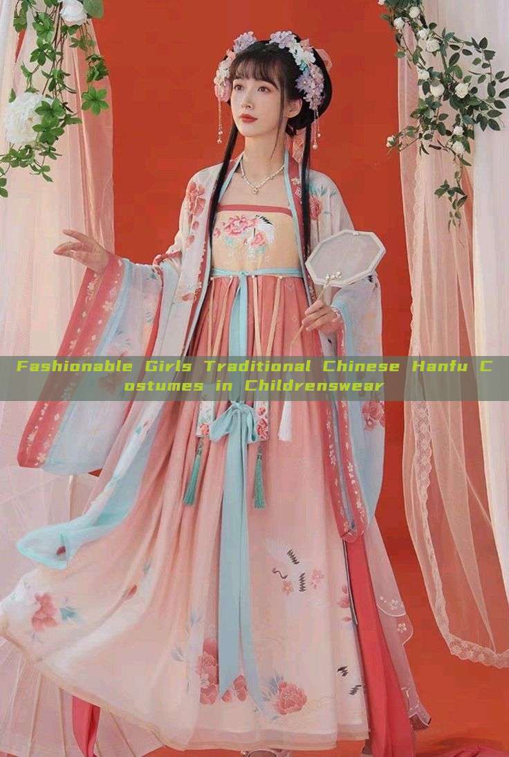 Fashionable Girls Traditional Chinese Hanfu Costumes in Childrenswear Fashionable Girls Traditional Chinese Hanfu Costumes in Childrenswear