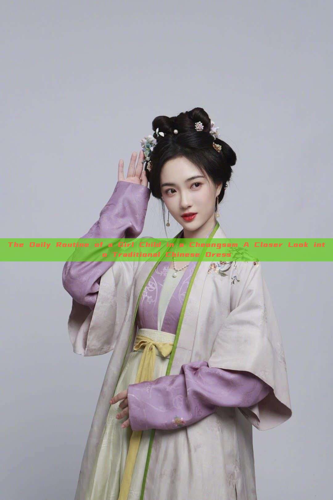 The Daily Routine of a Girl Child in a Cheongsam A Closer Look into Traditional Chinese Dress