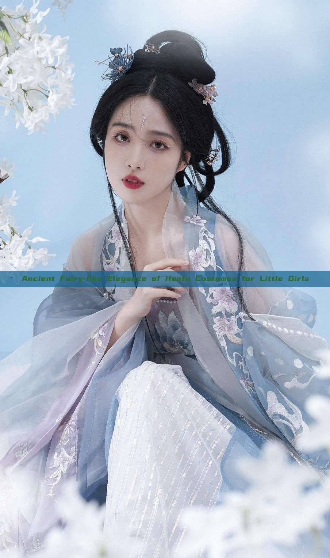 Ancient Fairy-like Elegance of Hanfu Costumes for Little Girls Ancient Fairy-like Elegance of Hanfu Costumes for Little Girls