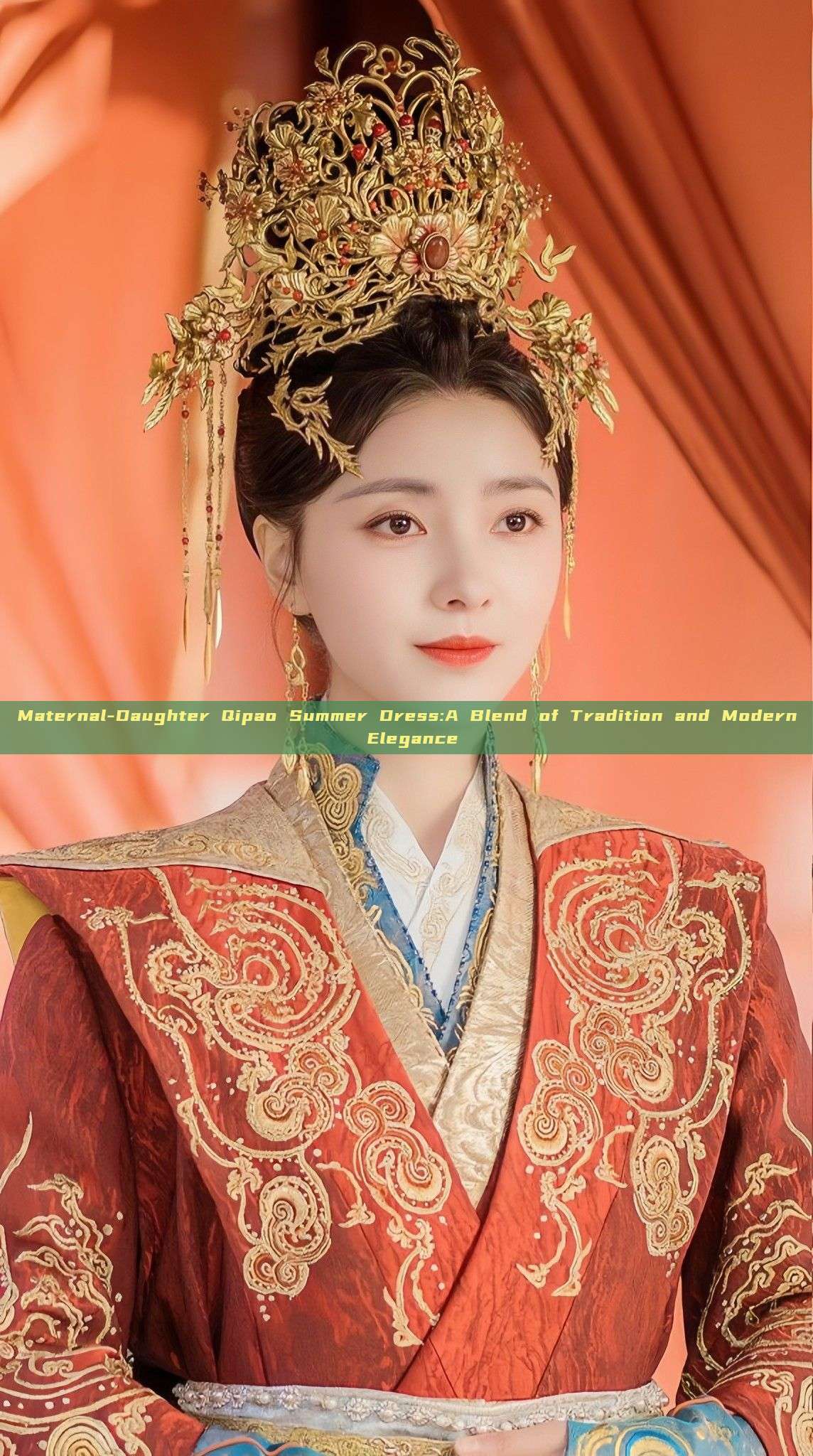 Maternal-Daughter Qipao Summer Dress:A Blend of Tradition and Modern Elegance Maternal-Daughter Qipao Summer Dress:A Blend of Tradition and Modern Elegance