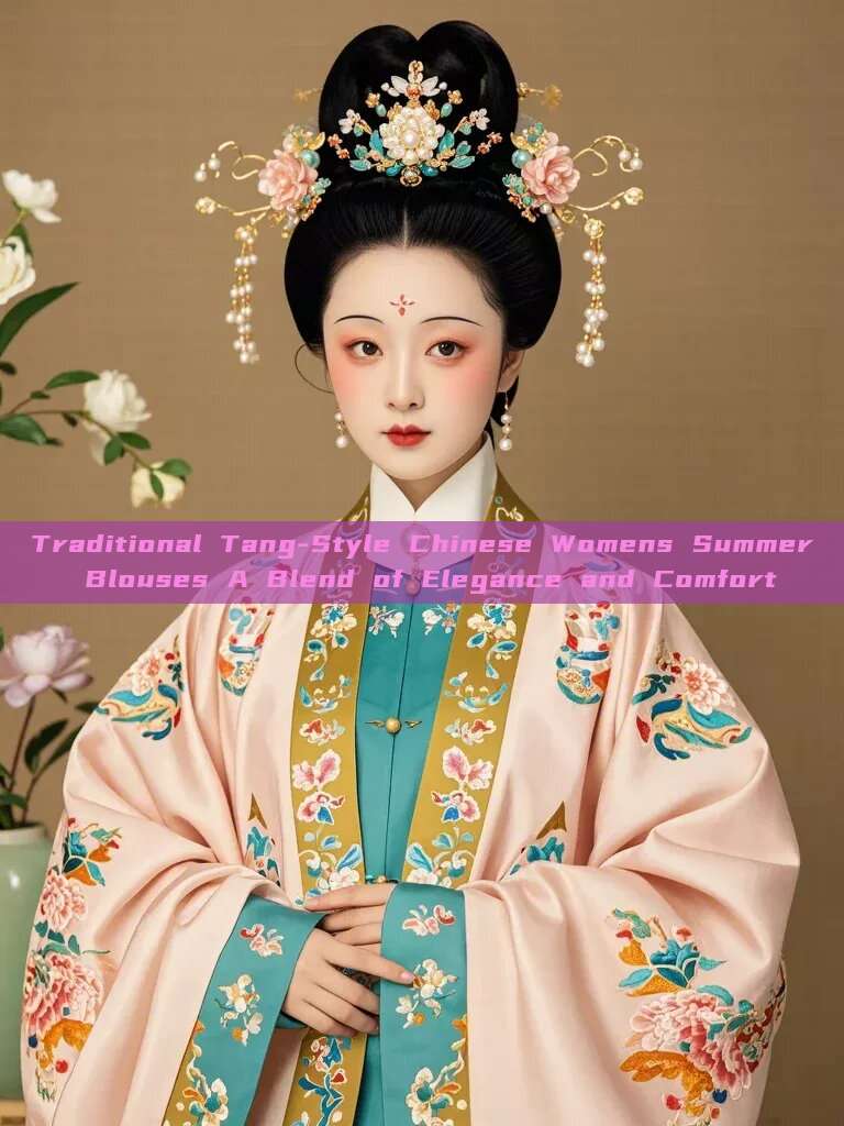 Traditional Tang-Style Chinese Womens Summer Blouses A Blend of Elegance and Comfort Traditional Tang-Style Chinese Womens Summer Blouses A Blend of Elegance and Comfort