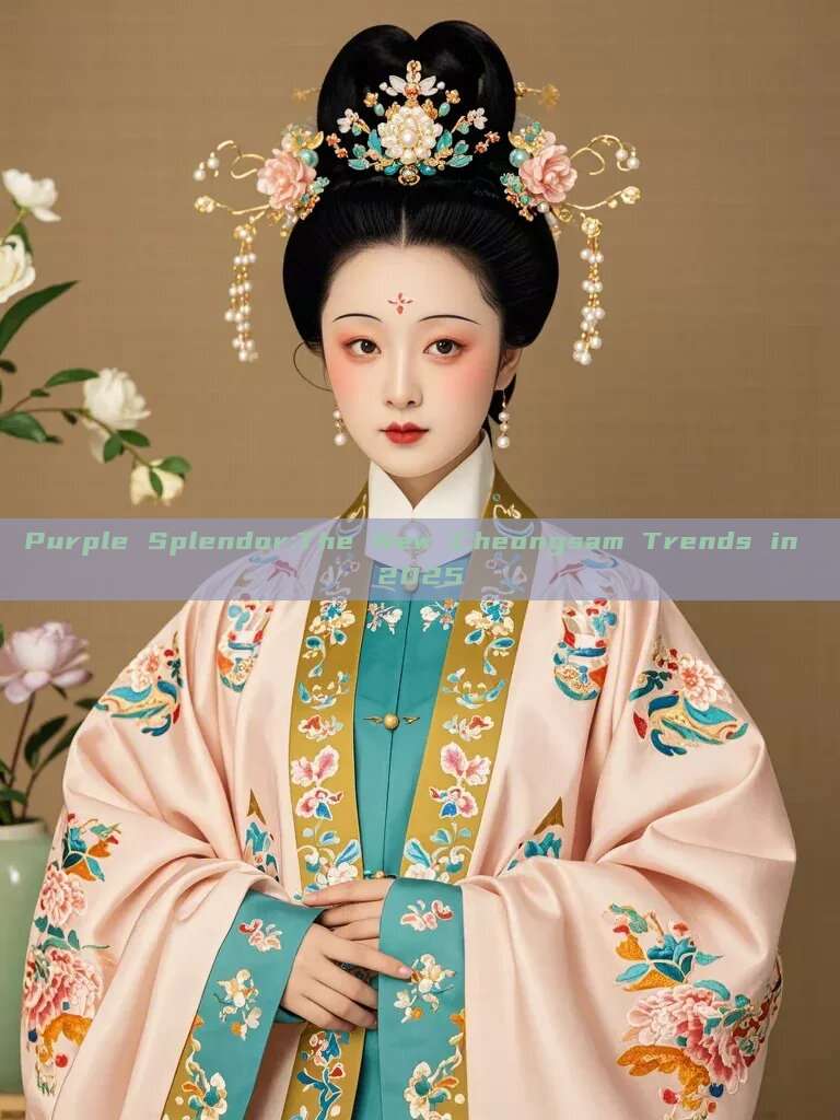 Purple Splendor:The New Cheongsam Trends in 2025 Purple Splendor:The New Cheongsam Trends in 2025