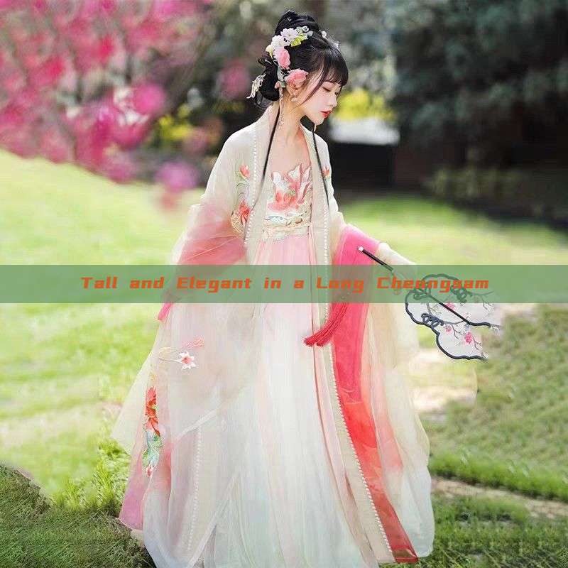 Tall and Elegant in a Long Cheongsam Tall and Elegant in a Long Cheongsam