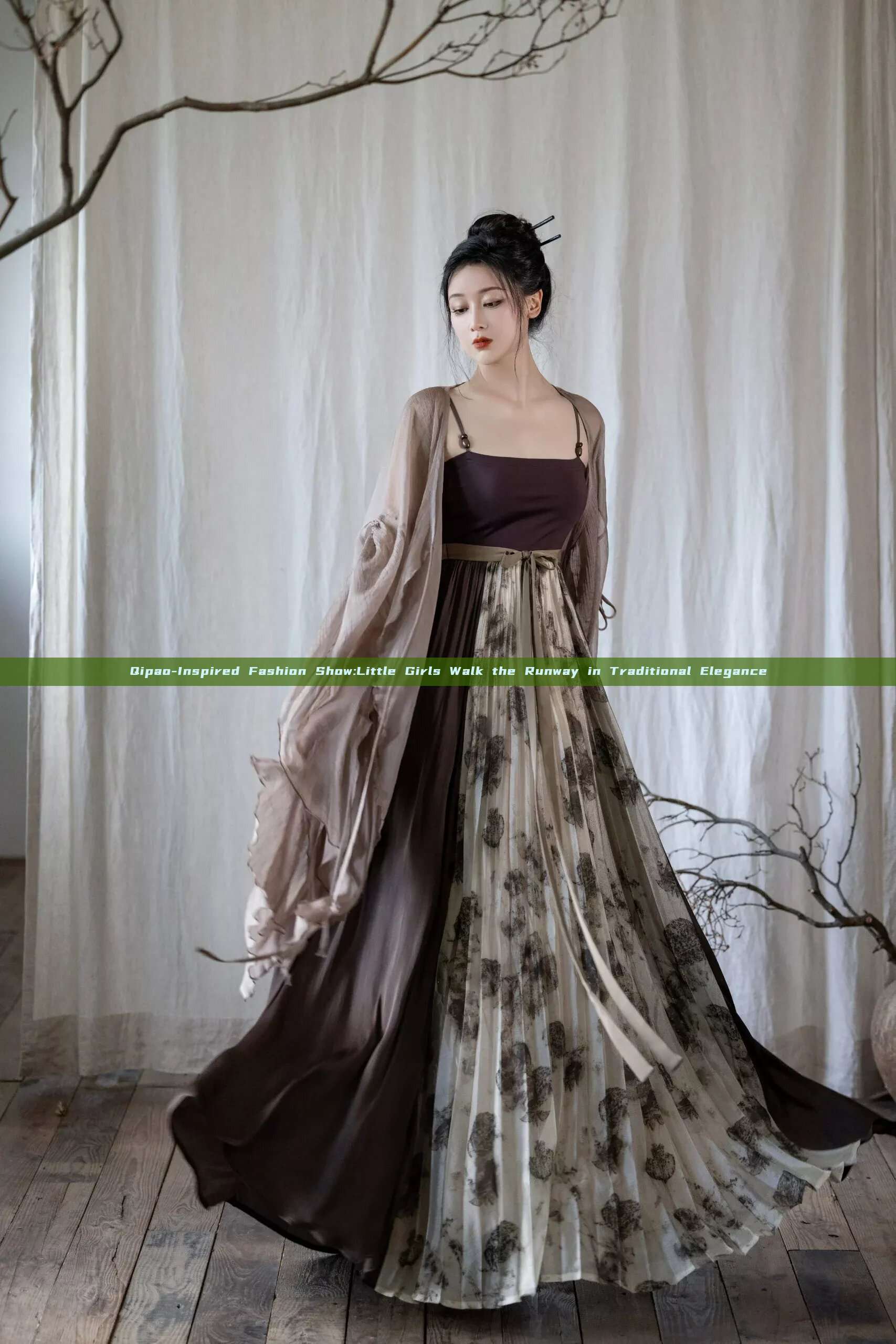 Qipao-Inspired Fashion Show:Little Girls Walk the Runway in Traditional Elegance Qipao-Inspired Fashion Show:Little Girls Walk the Runway in Traditional Elegance