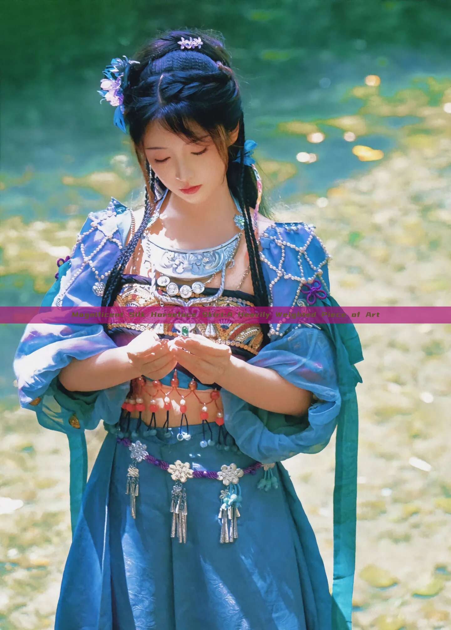 Magnificent Silk Horseface Skirt:A Heavily Weighted Piece of Art Magnificent Silk Horseface Skirt:A Heavily Weighted Piece of Art