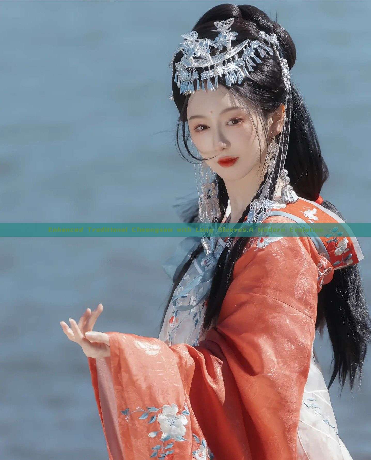 Enhanced Traditional Cheongsam with Long Sleeves:A Modern Evolution Enhanced Traditional Cheongsam with Long Sleeves:A Modern Evolution