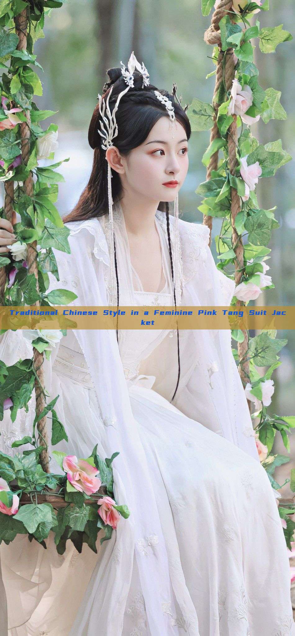 Traditional Chinese Style in a Feminine Pink Tang Suit Jacket Traditional Chinese Style in a Feminine Pink Tang Suit Jacket