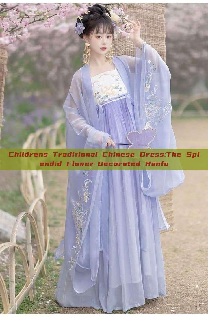 Childrens Traditional Chinese Dress:The Splendid Flower-Decorated Hanfu Childrens Traditional Chinese Dress:The Splendid Flower-Decorated Hanfu