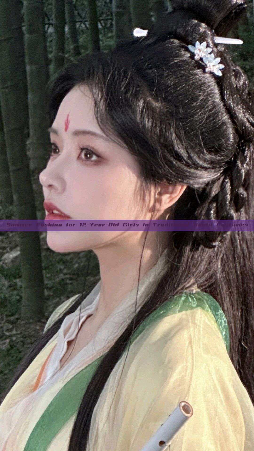 Summer Fashion for 12-Year-Old Girls in Traditional Hanfu Costumes Summer Fashion for 12-Year-Old Girls in Traditional Hanfu Costumes