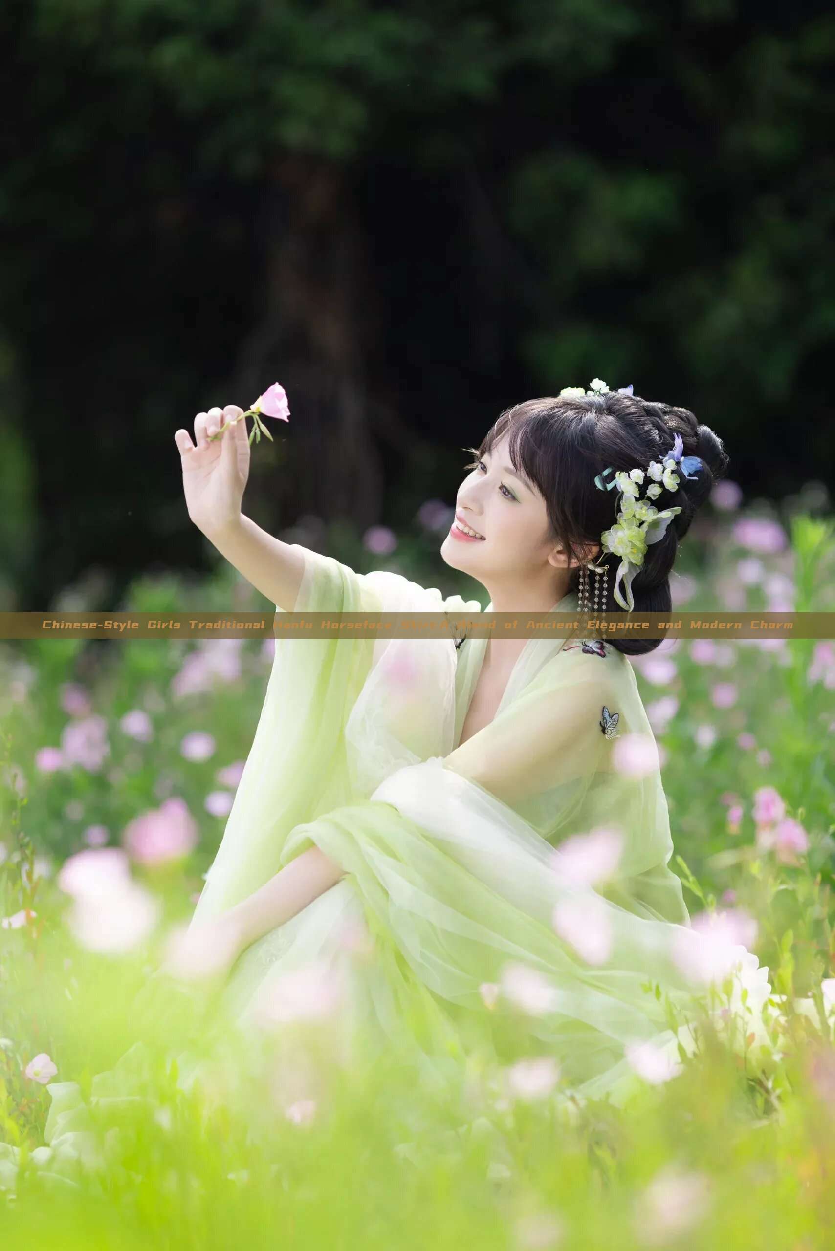Chinese-Style Girls Traditional Hanfu Horseface Skirt:A Blend of Ancient Elegance and Modern Charm Chinese-Style Girls Traditional Hanfu Horseface Skirt:A Blend of Ancient Elegance and Modern Charm