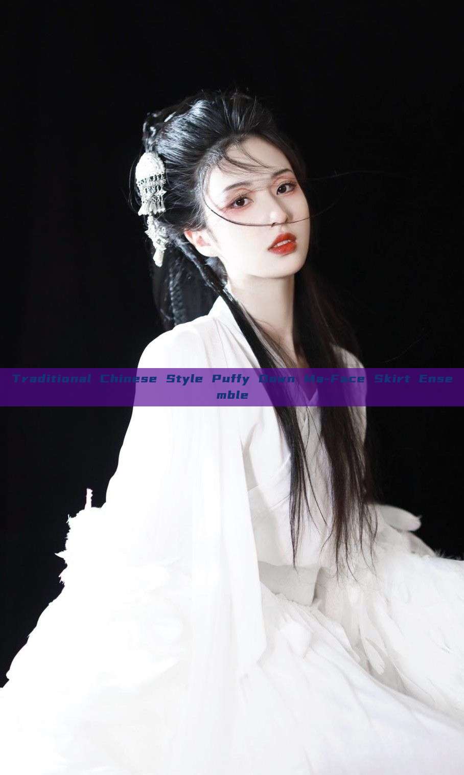 Traditional Chinese Style Puffy Down Ma-Face Skirt Ensemble Traditional Chinese Style Puffy Down Ma-Face Skirt Ensemble
