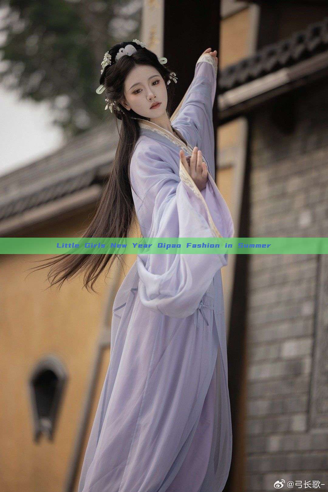 Little Girls New Year Qipao Fashion in Summer Little Girls New Year Qipao Fashion in Summer