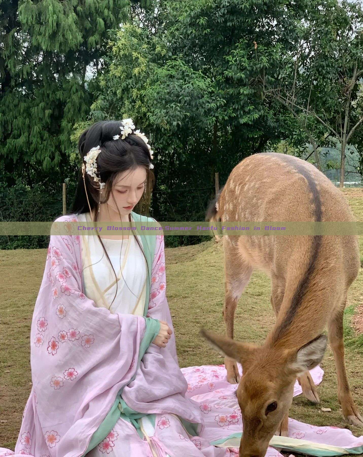 Cherry Blossom Dance:Summer Hanfu Fashion in Bloom Cherry Blossom Dance:Summer Hanfu Fashion in Bloom