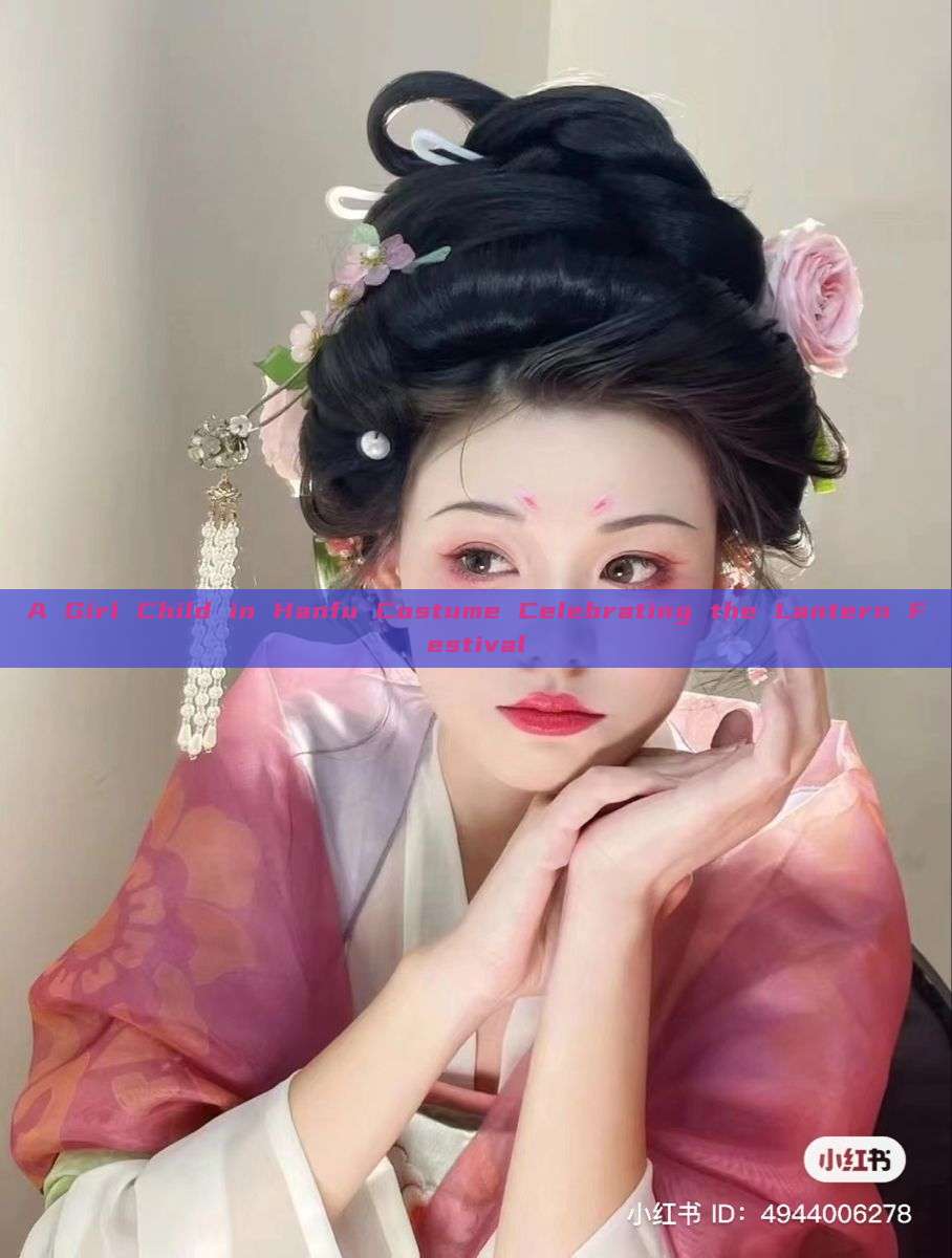 A Girl Child in Hanfu Costume Celebrating the Lantern Festival A Girl Child in Hanfu Costume Celebrating the Lantern Festival