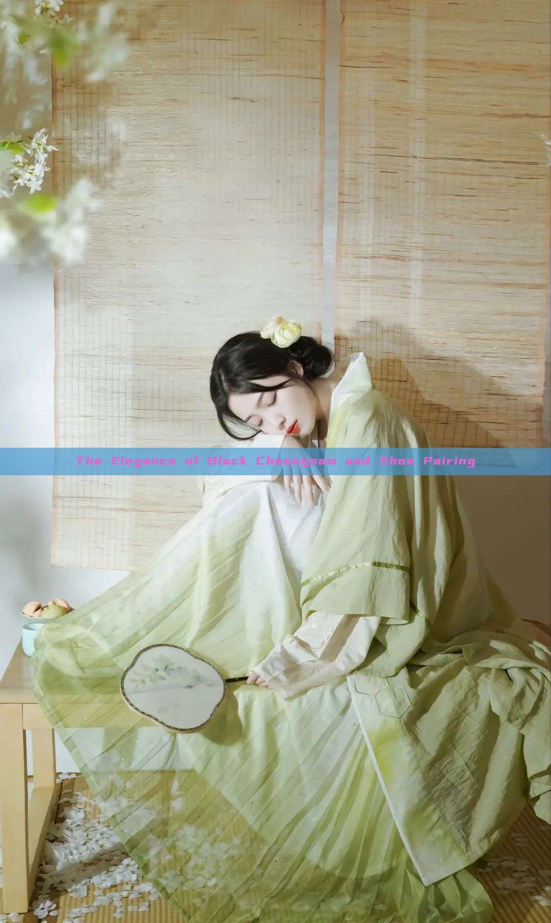 The Elegance of Black Cheongsam and Shoe Pairing The Elegance of Black Cheongsam and Shoe Pairing