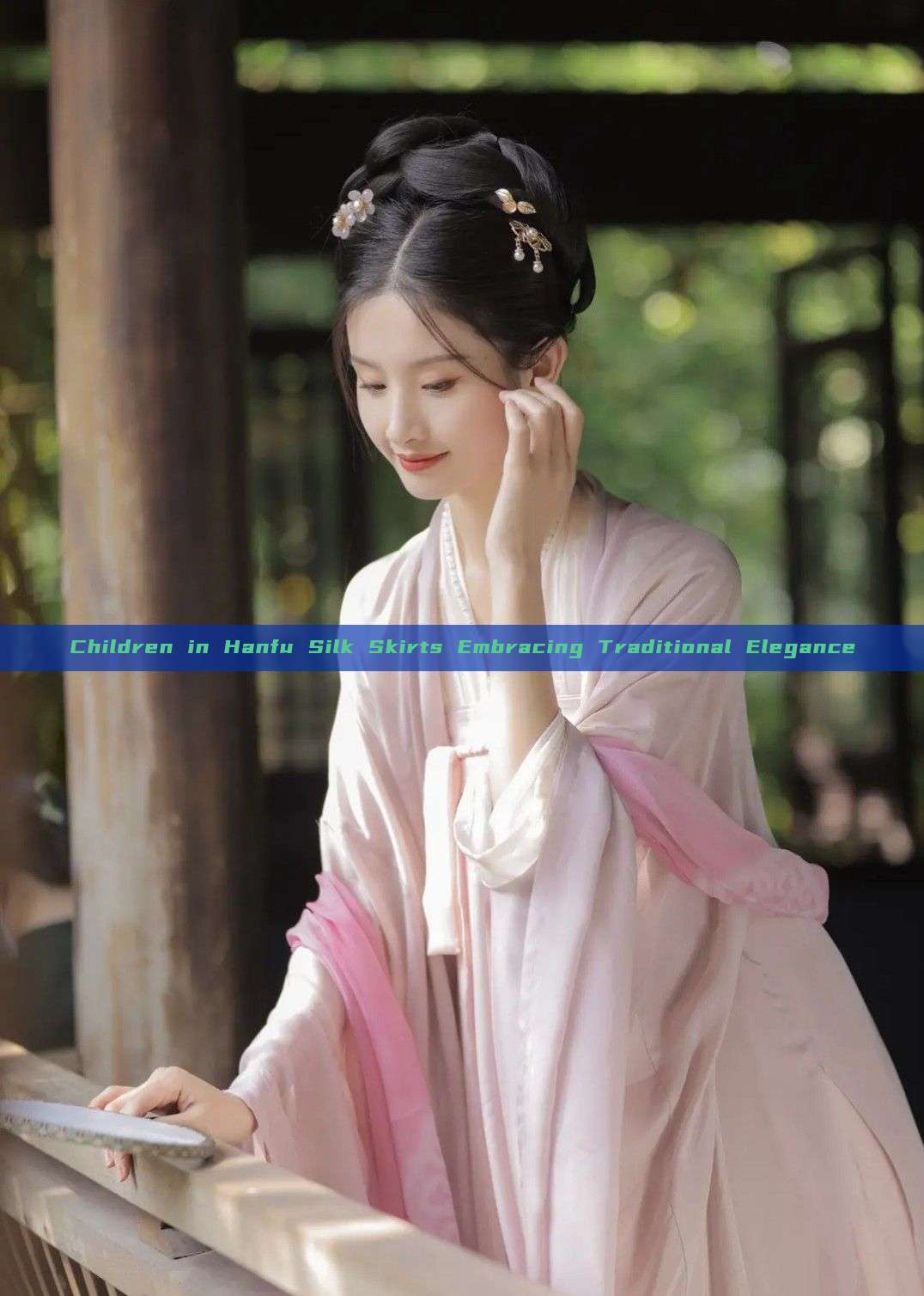 Children in Hanfu Silk Skirts Embracing Traditional Elegance Children in Hanfu Silk Skirts Embracing Traditional Elegance